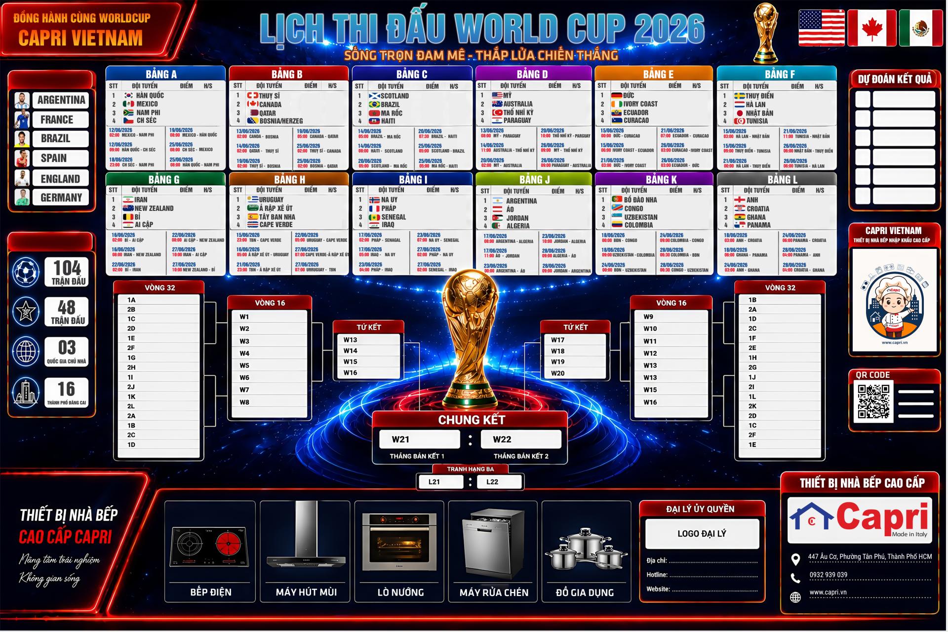 Người hâm mộ theo dõi lịch thi đấu World Cup trước khi chuẩn bị xem bóng tại nhà